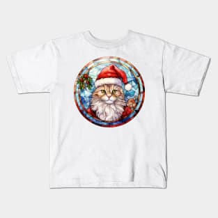 Christmas cat Kids T-Shirt